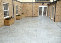 7. The finished patio
