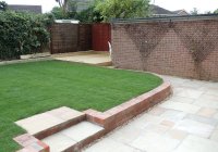 4. Finished lawn and patio
